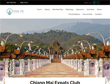 Tablet Screenshot of chiangmaiexpatsclub.com